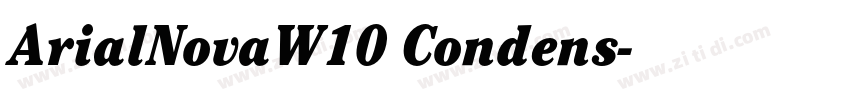 ArialNovaW10 Condens字体转换 ArialNovaW10 Condens字体转换